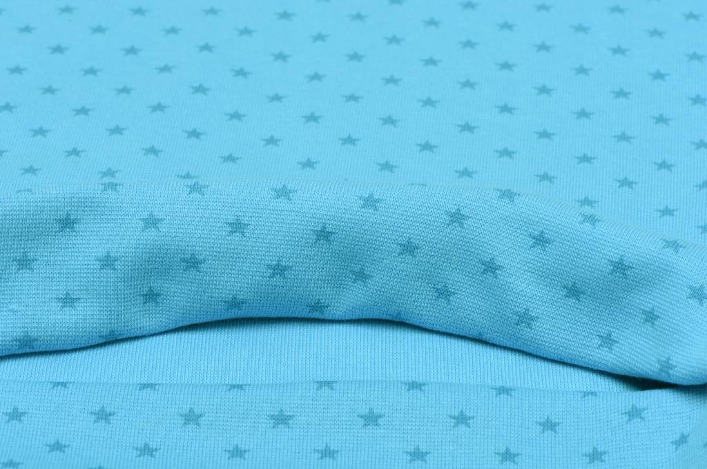 Boordstof stars aqua