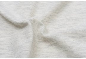 Katoen tricot- off-white melange