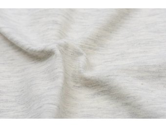 Katoen tricot- off-white melange