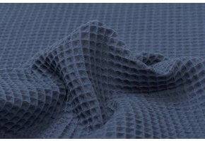 Wafel Katoen, Jeans Blauw