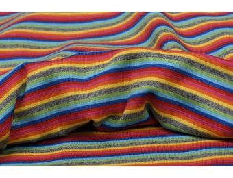 Boordstof stripes multicolor