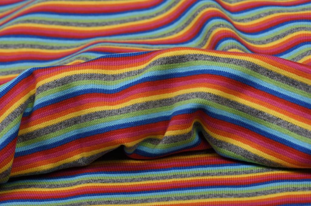 Boordstof stripes multicolor