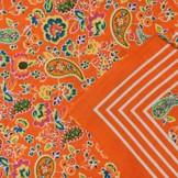 Zakdoeken Paisley Print Oranje