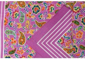 Zakdoeken Paisley Print Lichtpaars