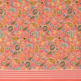 Zakdoeken Paisley Print Koraal