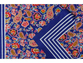 Zakdoeken Paisley Print Kobaltblauw