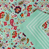 Zakdoeken Paisley Print Mint