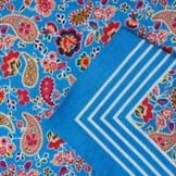 Zakdoeken Paisley Print Blauw