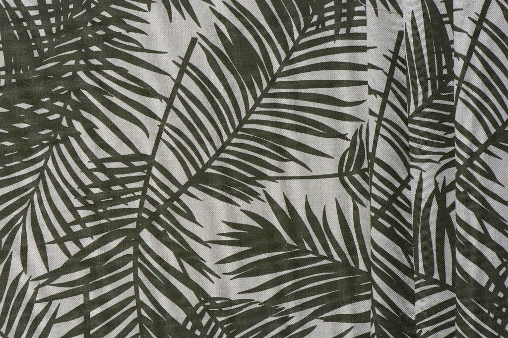 Linnenlook Palm Leaves Khaki