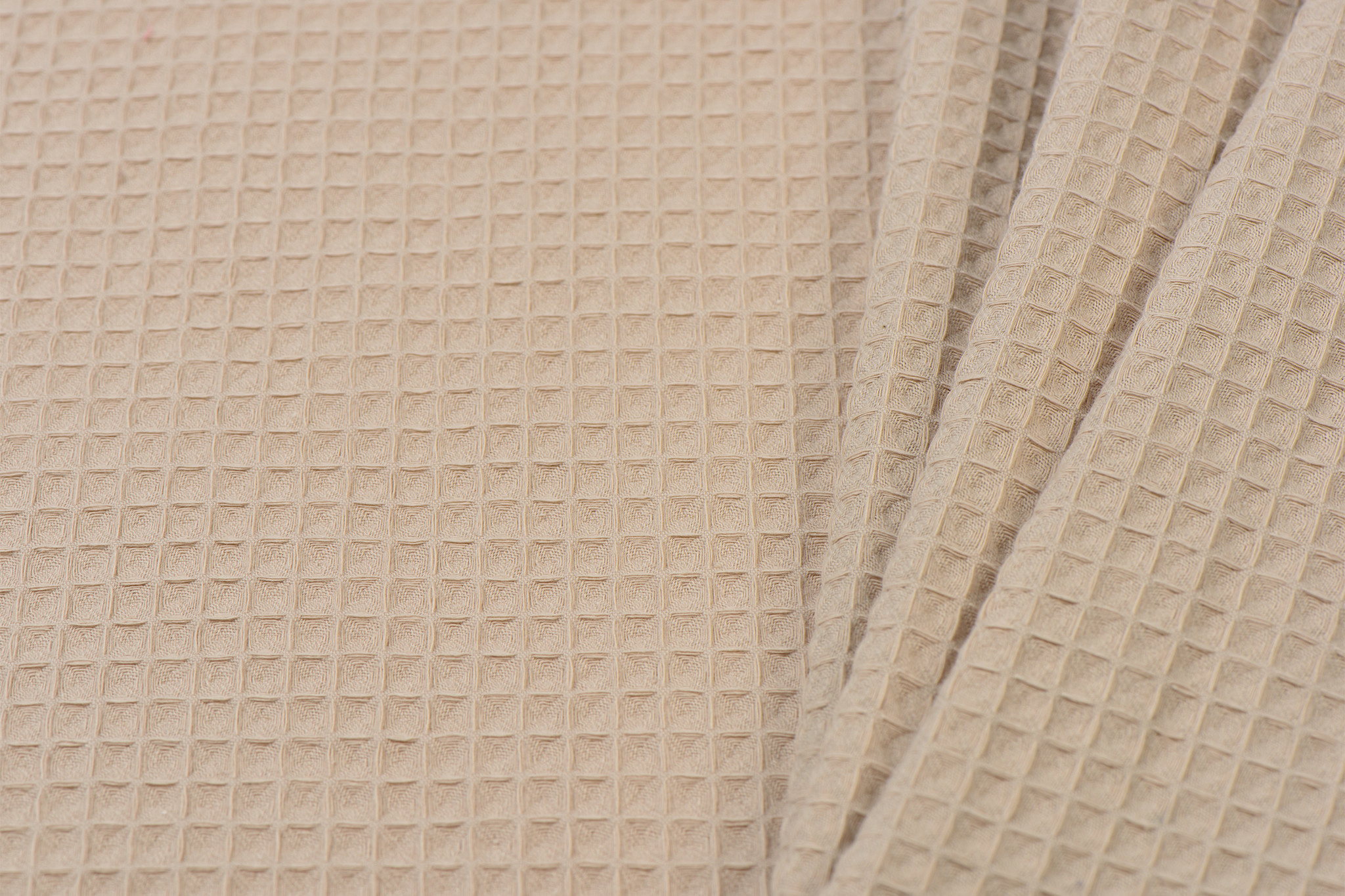 Wafel Katoen, Creme - Beige