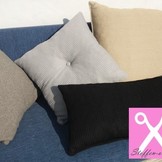 Balian Outdoor Sunproof Ribstof Ash Grey