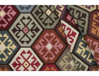 Gobelin Stof Hexagoon