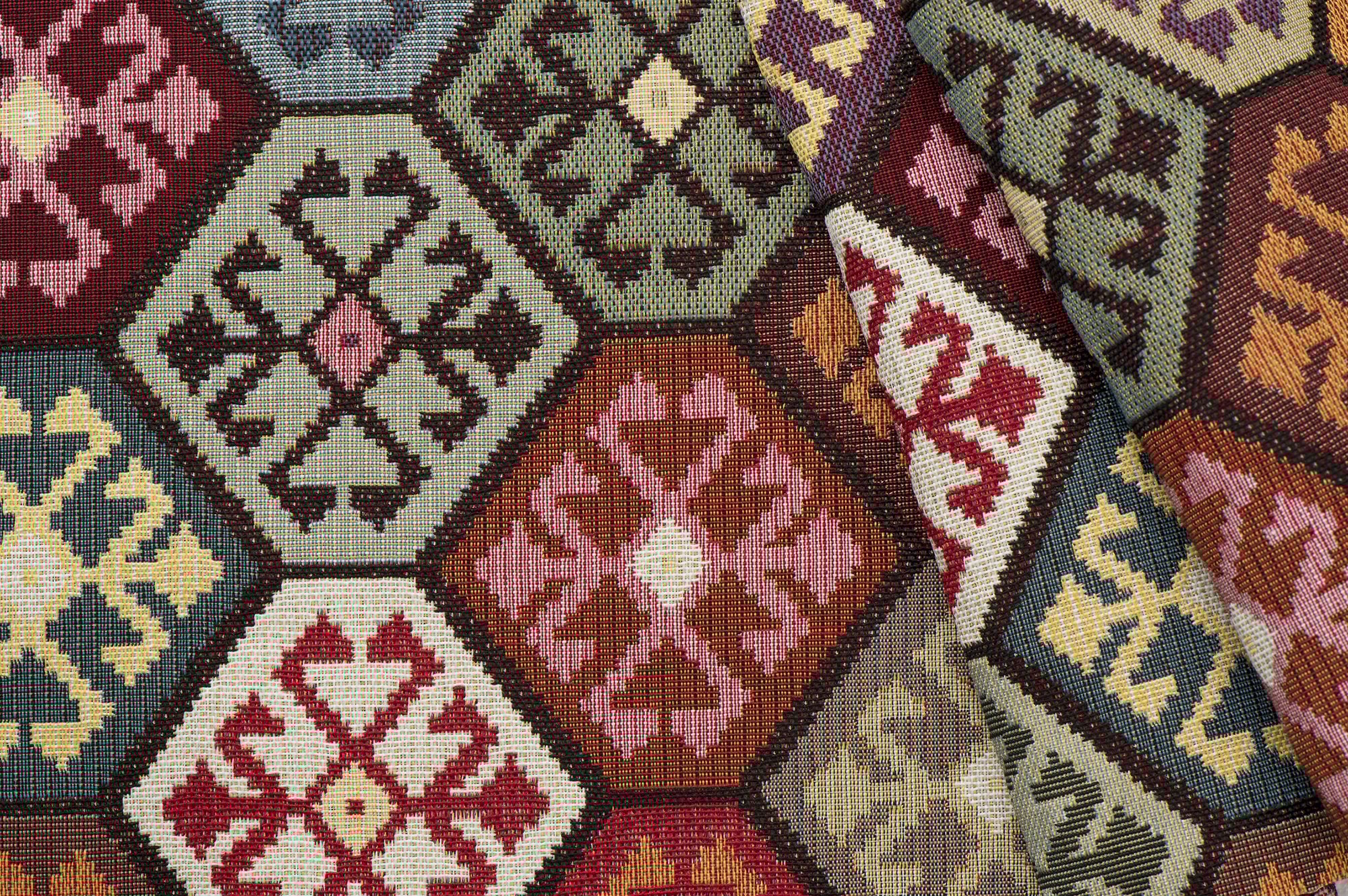 Gobelin Stof Hexagoon