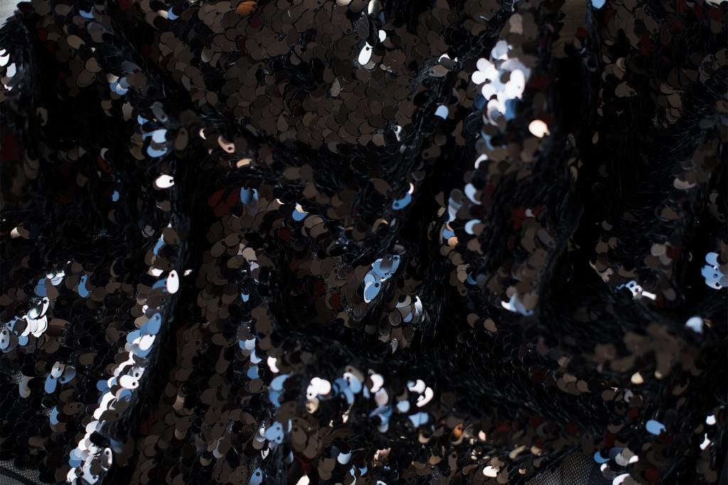 Pailletten de luxe zwart