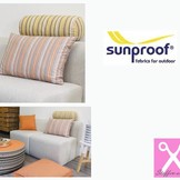 Outdoor Stof Stripes Tavira Blue