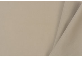 Uni katoen stof licht taupe