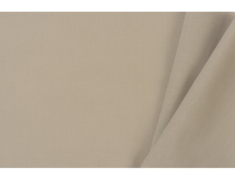Uni katoen stof licht taupe