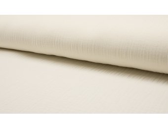 Baby Cotton – Mousseline Stof - Ecru