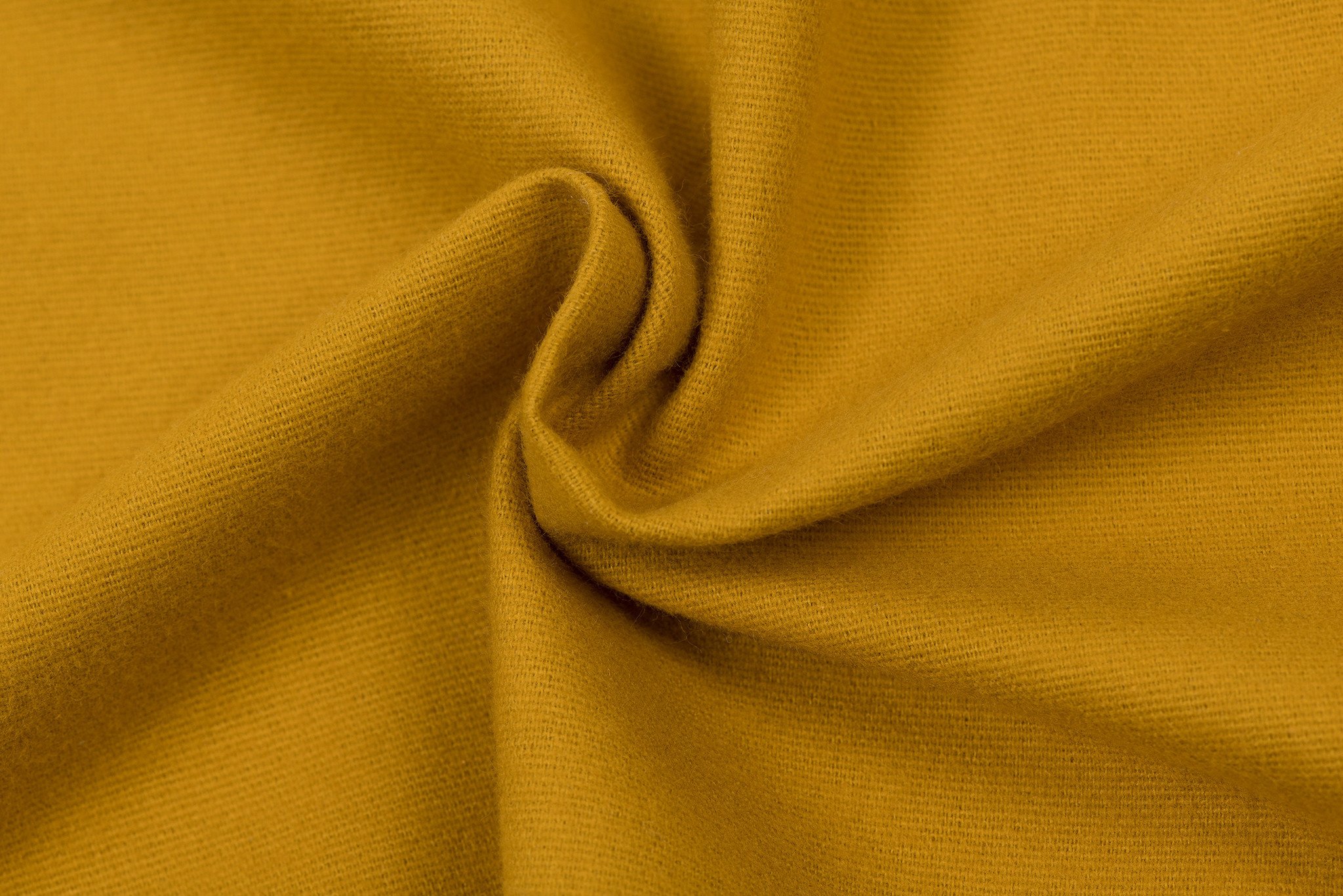 Katoen Flanel Uni Ochre