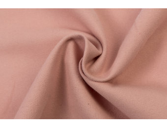 Katoen Flanel Uni Oud Rose