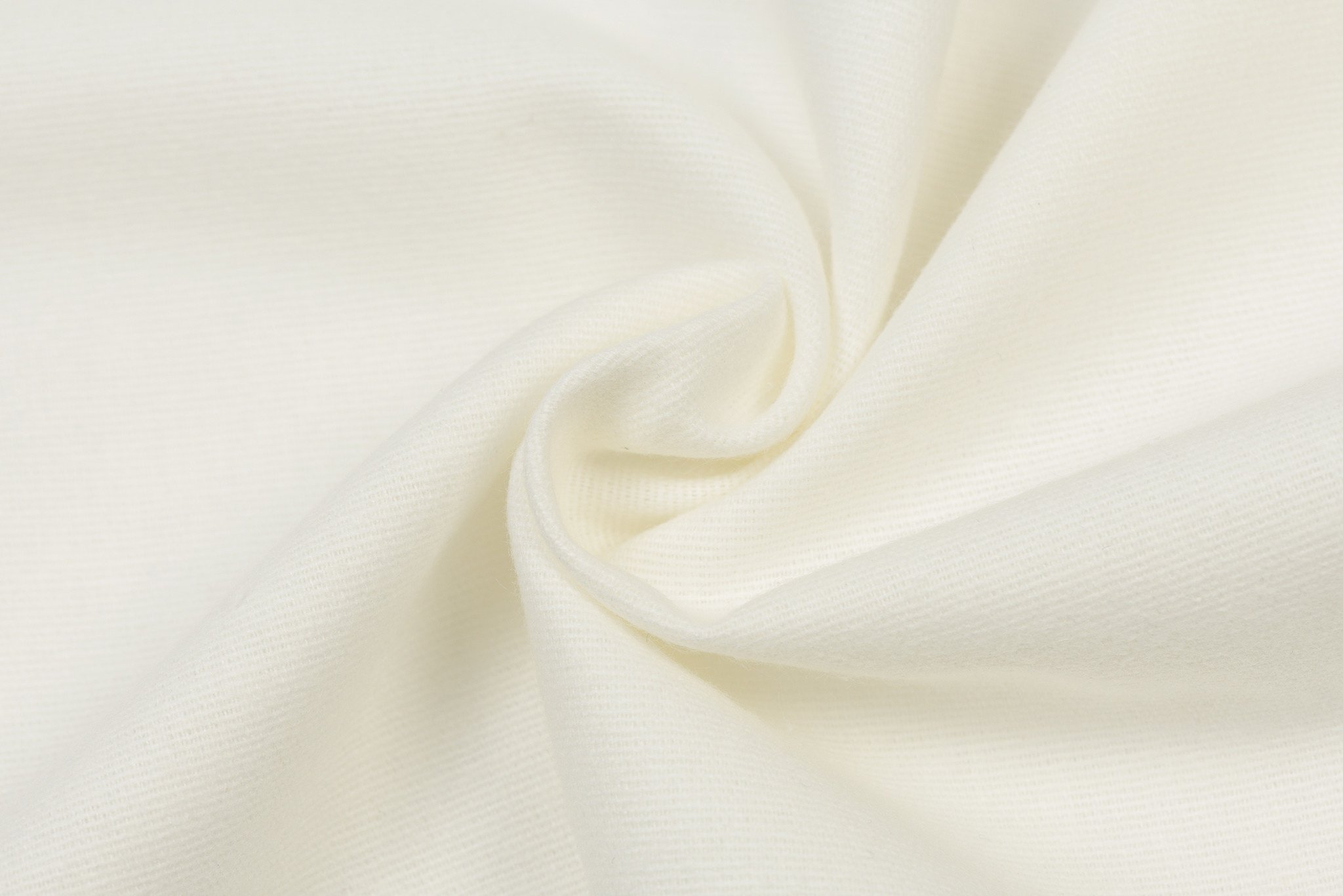 Katoen Flanel Uni Ecru