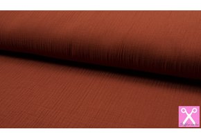 Baby Cotton – Mousseline Stof - Terra