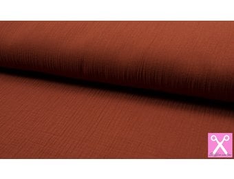 Baby Cotton – Mousseline Stof - Terra