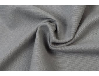 Katoen Flanel Uni Grijs