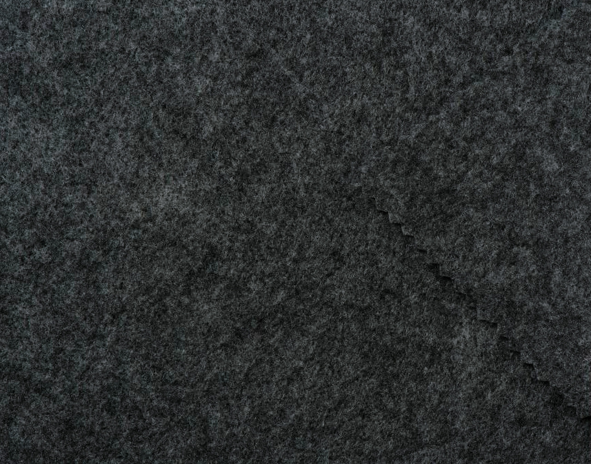 vilt / 2 mm - donkergrijs melange