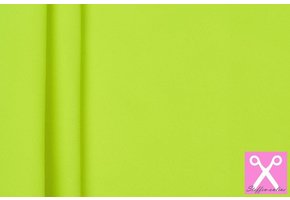 Workwear - Keperkatoen Stof - Fluor Citroengeel