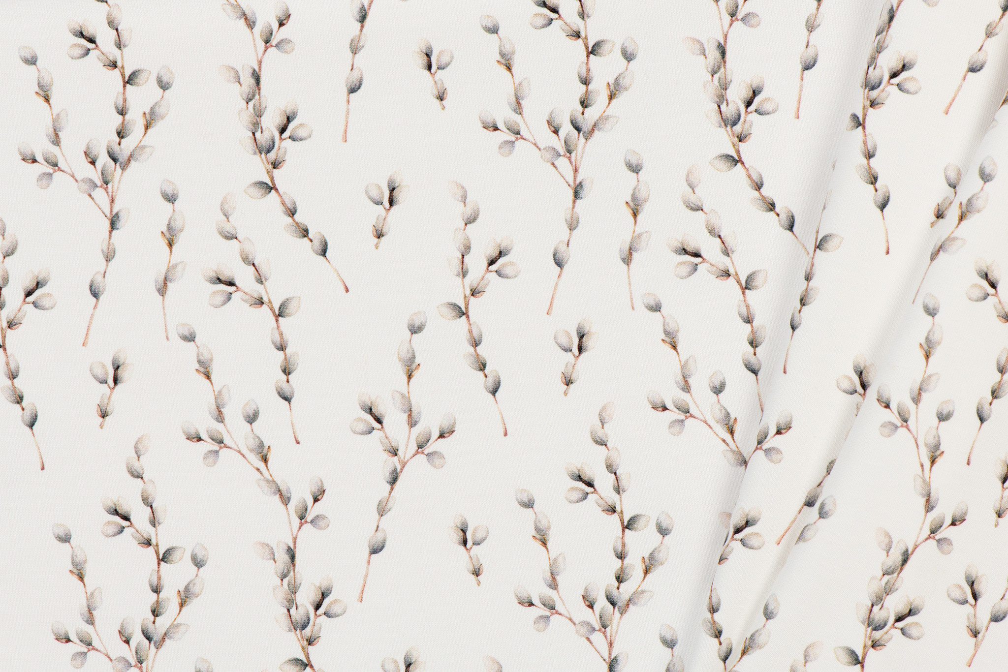 Jersey Katoen Digitale Print - Katjes Wilgentak