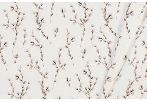 Poplin Katoen Digitale Print -  Katjes Wilgentak