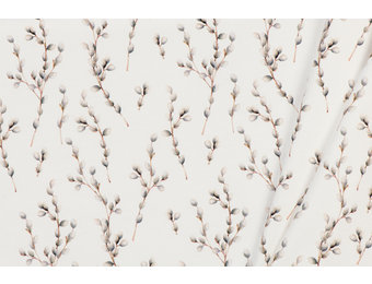 Poplin Katoen Digitale Print -  Katjes Wilgentak