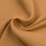 Rib Jersey Stof Camel