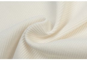 Rib Jersey Stof Ecru