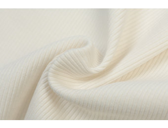 Rib Jersey Stof Ecru