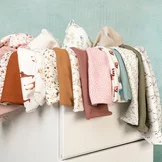 Rib Jersey Stof Olijf