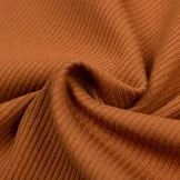 Rib Jersey Stof Cognac