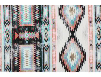 Outdoor Stof Ikat Coral