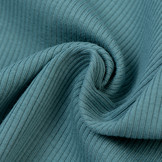 Rib Jersey Stof Oud Groen