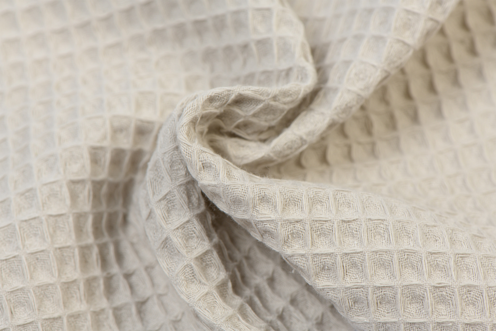 Wafel Katoen, Beige