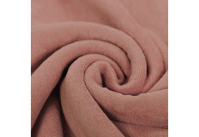 Stretch Badstof Klei Roze