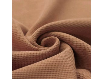 Wafel Jersey Stof Perzik