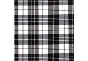 Schotse Ruit / Tartan Check Black / White