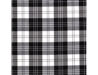 Schotse Ruit / Tartan Check Black / White