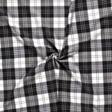 Schotse Ruit / Tartan Check Black / White