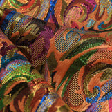 Brokaat stof fantasy multicolor