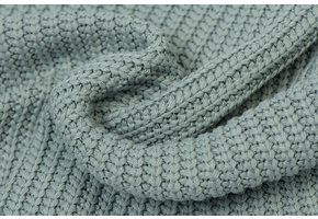 Gebreide stof, Big Knit Cable Old Green