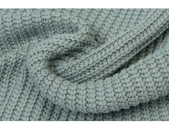 Gebreide stof, Big Knit Cable Old Green