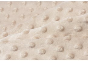 Minky Fleece Stof Licht Beige